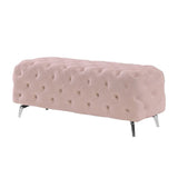 Unicorn Suede Lounger in Blush Pink Color - Luxe Maple