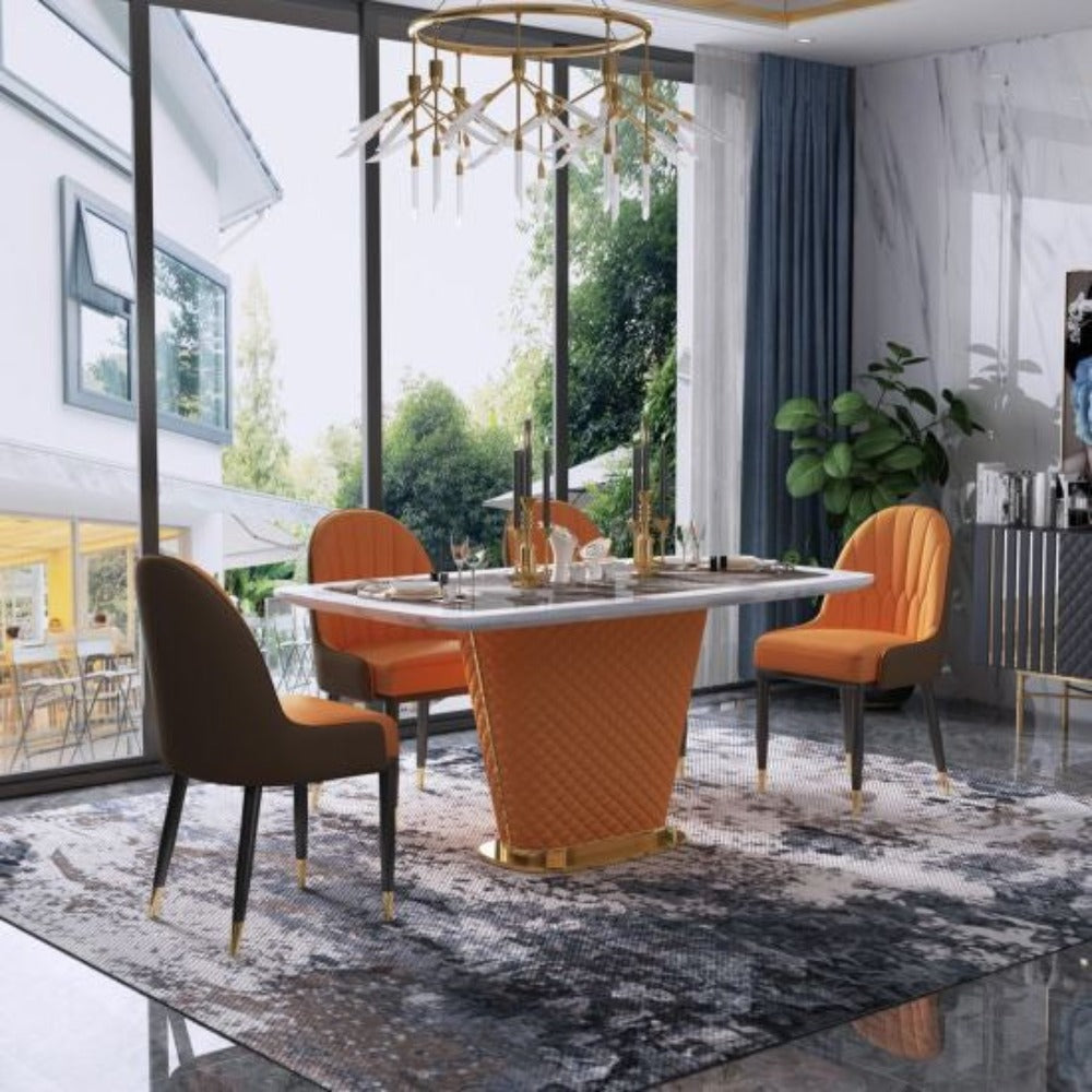 Mexican Luxury 6 Seater Dining Table - Luxe Maple