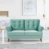 Mosco Straight Line Sofa Set In Suede