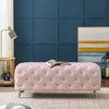 Unicorn Suede Lounger in Blush Pink Color - Luxe Maple
