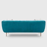 Peppermint Straight Line Sofa Set in Blue