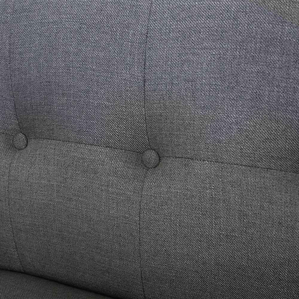 Heffy Modern Sofa Set in Suede