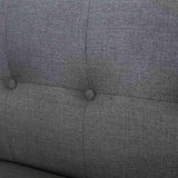 Heffy Modern Sofa Set in Suede