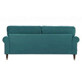 Mosco Straight Line Sofa Set In Suede