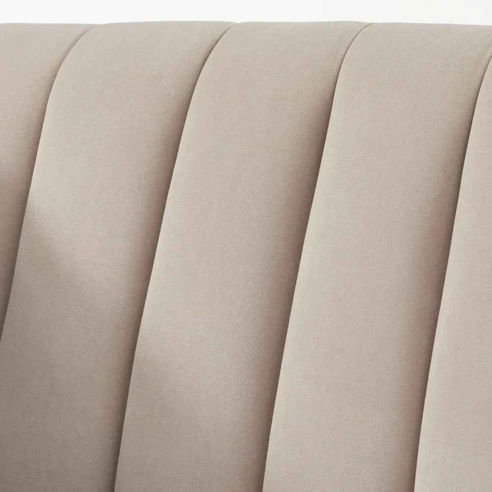 Boombox Luxury Straight Line Sofa Set in Suede
