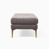 Mosco Lounger in Suede - Luxe Maple