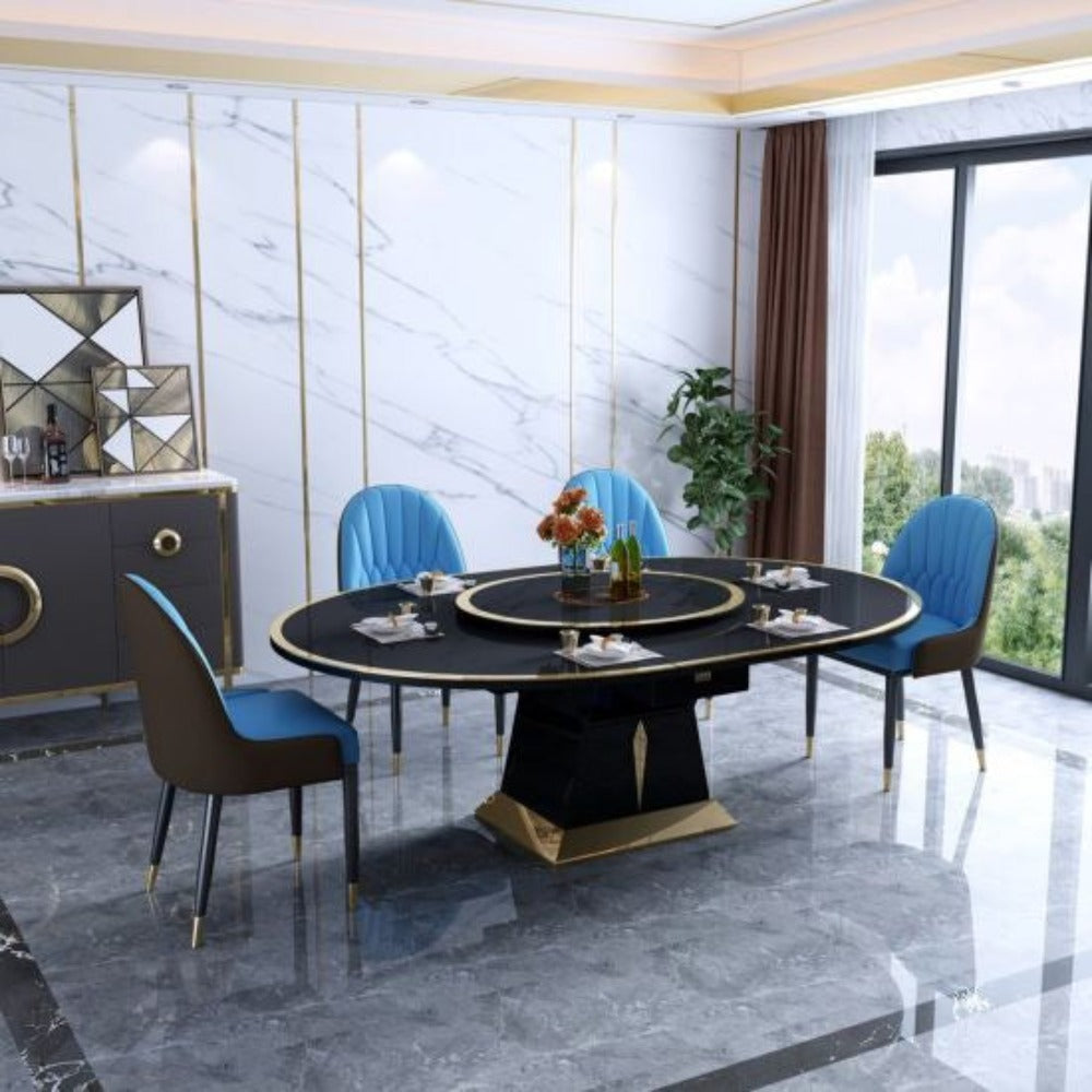 Practo Luxury 6 Seater Dining Table - Luxe Maple