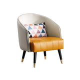 Moderno Upholstered Accent Chair - Luxe Maple