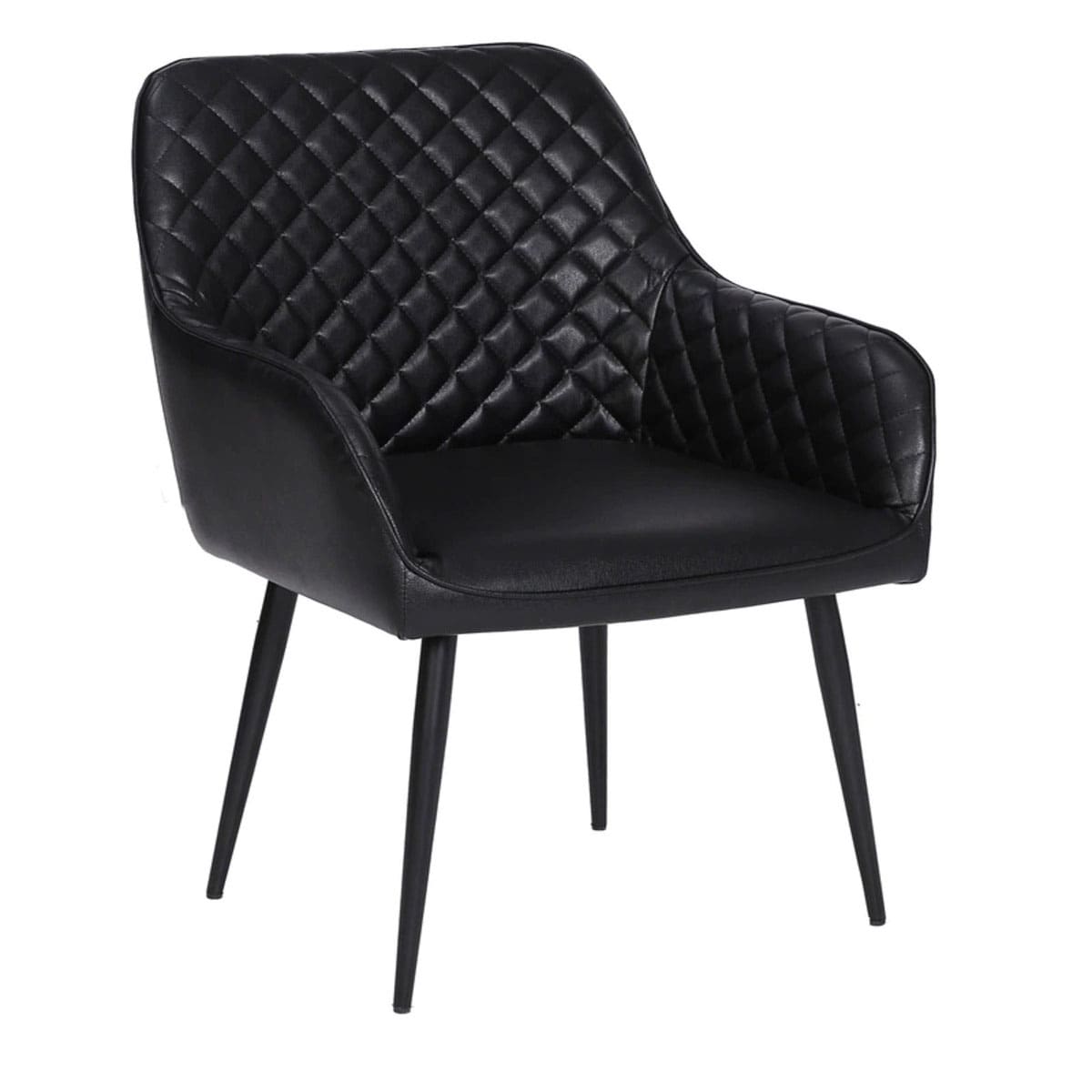 Roxanne Upholstered Arm Chair - Luxe Maple