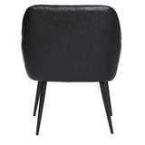 Roxanne Upholstered Arm Chair - Luxe Maple