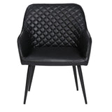 Roxanne Upholstered Arm Chair - Luxe Maple
