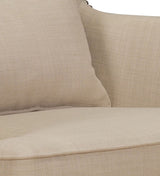 Volvo High Back Wing Chair In Silver Color - Luxe Maple