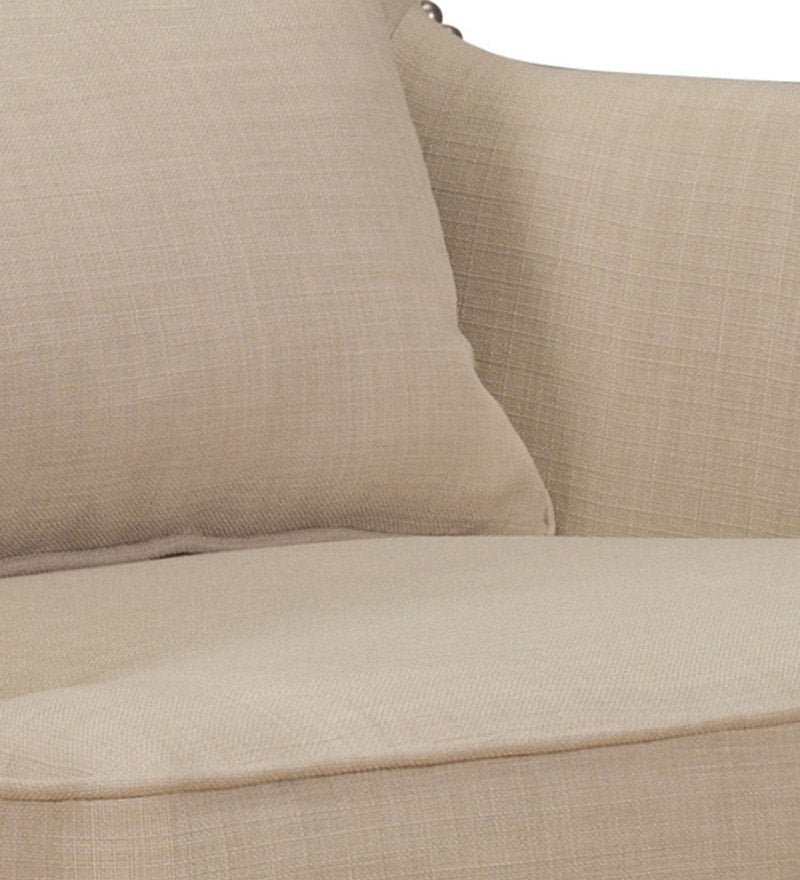 Volvo High Back Wing Chair In Silver Color - Luxe Maple