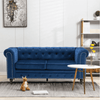 Blossom Chesterfield Sofa Set - Luxe Maple