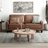 Camilla Sofa Set in Textured Style - Luxe Maple