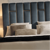 Flex Luxury Upholstered Bed in Suede - Luxe Maple