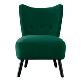 Lappy Suede Accent Chair - Luxe Maple