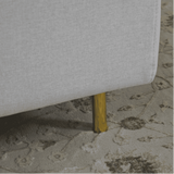 Classic Modern Suede Sofa Set in Grey - Luxe Maple