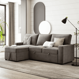 Yolo Sofa Cum Bed in Grey - Luxe Maple