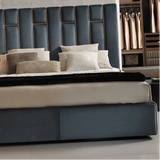 Flex Luxury Upholstered Bed in Suede - Luxe Maple