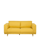 Nivya Classic Sofa Set in Yellow - Luxe Maple
