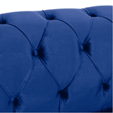 Sagawood Velvet Tufted Sofa Set - Luxe Maple