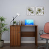 Clove Study Table in Walnut Colour - Luxe Maple