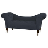 Loveseat Quilted Suede Lounger - Luxe Maple