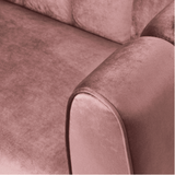 Bobran Modern Sofa Set in Suede - Luxe Maple
