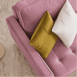 Block Down Straight Line Sofa Set - Luxe Maple
