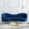 Jack Premium Upholstered Curved Sofa - Luxe Maple