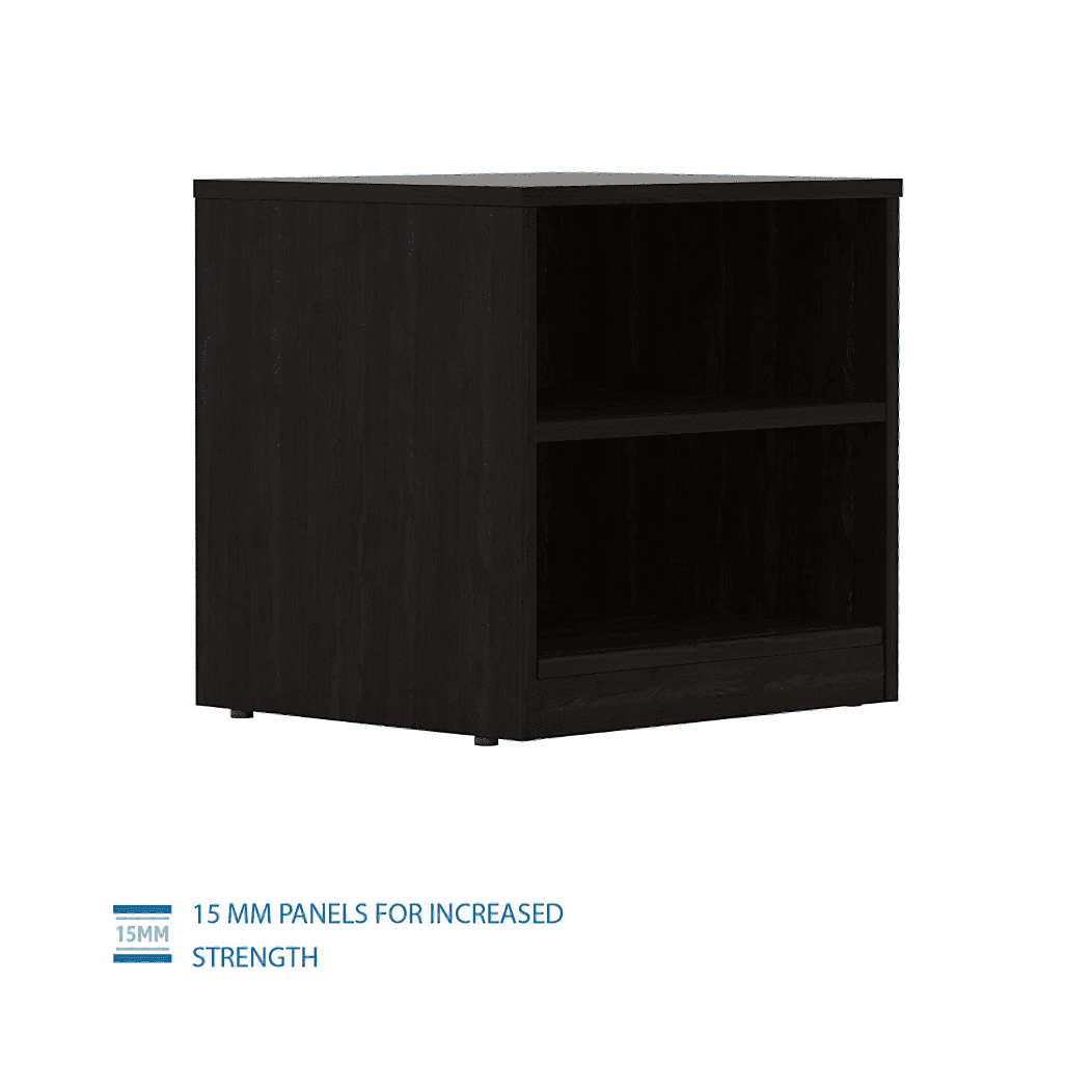 Solimo Engineered Wood Wenge Finish Bedside Table - Luxe Maple