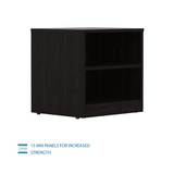 Solimo Engineered Wood Wenge Finish Bedside Table - Luxe Maple
