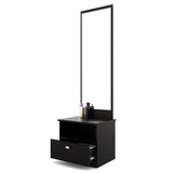 Spacewood Value Engineered Wood Dressing Table (Natural Wenge) - Luxe Maple