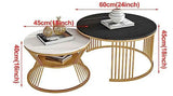 Oscar Nesting Luxury Center Table In Stainless Steel 304