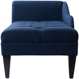 Diffo Quilted Lounger in Blue Color - Luxe Maple