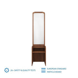 Rolex Dressing Table In Walnut Color - Luxe Maple