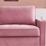 Block Down Straight Line Sofa Set - Luxe Maple