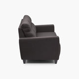 Zolo Suede Sofa Set in Grey Color - Luxe Maple
