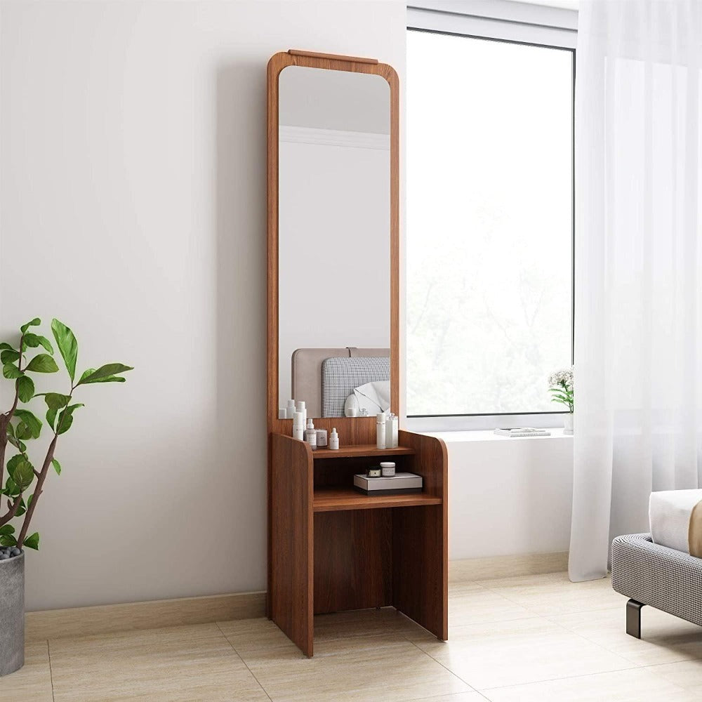 Rolex Dressing Table In Walnut Color - Luxe Maple