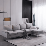 Jasmine Sectional Sofa Set RHS - Luxe Maple