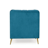 Hokins Sofa Sets in Blue Color - Luxe Maple
