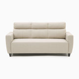 Zolo Suede Sofa Set in Grey Color - Luxe Maple