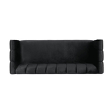 Bobran Modern Sofa Set in Suede - Luxe Maple