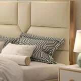 American Luxury Upholstered Bed in Suede | Premium Designer Bed - Luxe Maple