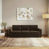 Apollo Suede Sofa Set - Luxe Maple - Luxe Maple