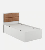Astro Single Wooden Bed In White - Luxe Maple - Luxe Maple
