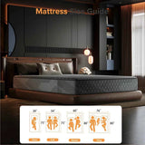 Premium Memory Foam Hybrid Mattress Cooling and Breathable By Luxe Maple - 10 Inches