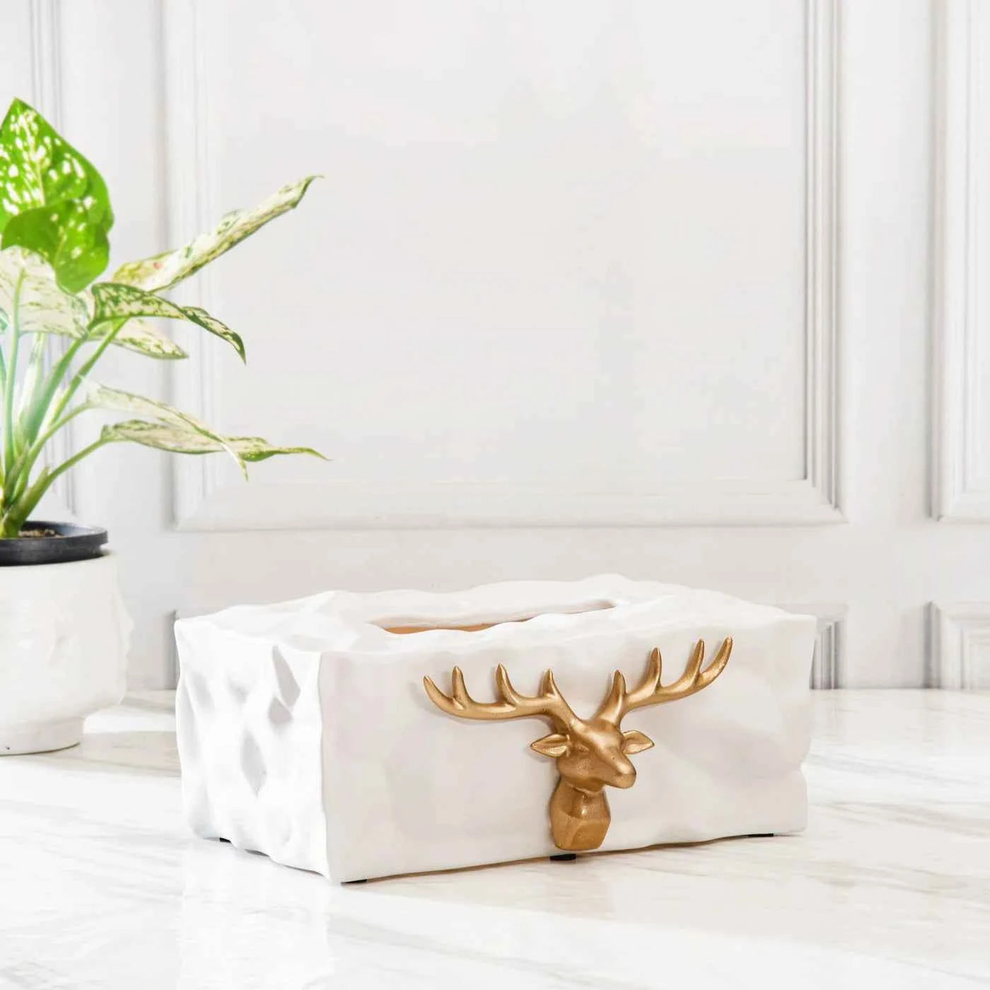 Tusk Tissue Box - Luxe Maple