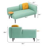 Arena Lounger in Suede - Luxe Maple